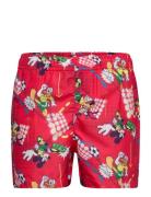 Mickey Mouse Swimming Shorts Röd