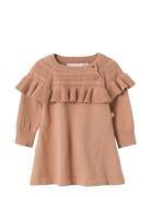 Lil'Atelier Nbfnina Ls Knit Dress Lil Brun