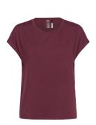 Only Play Onpaubree Life On Ss Bat Loose Tee Noos Burgundy