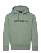 Superdry Sport Utility Sport Logo Loose Hood Khaki Green