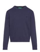 United Colors Of Benetton Crewneck Jersey Blå