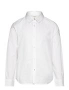 Mango Regular-Fit Poplin Shirt Vit