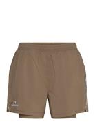 Newline Nwlfast 2In1 Zip Pocket Shorts W Brun