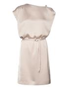 Dante6 D6Grayson Satin Dress Beige