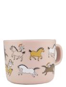 Pippi Circus, Cup With Handle, Pink Home Meal Time Cups & Mugs Cups Mu...