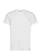 Revolution Regular Fit Round Neck T-Shirt Vit