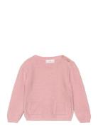 Mango Knit Pockets Sweater Rosa