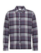 Knowledge Cotton Apparel Big Checked Heavy Flannel Overshirt Multi/pat...