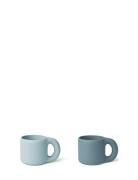 Kylie Cup 2-Pack Home Meal Time Cups & Mugs Cups Blue Liewood