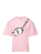 Little Marc Jacobs Short Sleeves Tee-Shirt Rosa