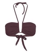 ALOHAS Neptune Brown Bikini Top Brun