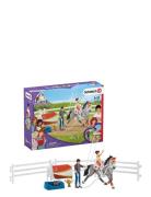 Schleich Schleich Horse Club Mias Vaulting Set Multi/patterned