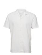 Lindbergh Casual Linen Blend Resort S/S Vit