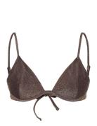 Lindex Swim Bra Line Wire Lurex Brun