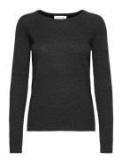 Rosemunde Rwlaica Ls O-Neck Raglan Pullover Grå