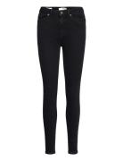 Selected Femme Slfsophia Mw Skinny Black Jeans U Noos Svart