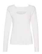 Karen By Simonsen Jillkb Cut Out Tee Vit