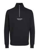 Jack & J S Jorvesterbro Sweat Quarter Zip Hn Noos Svart