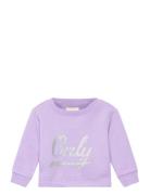 Kids Only Komwendy Life L/S O-Neck Logo Ub Swt Lila