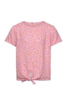 Kids Only Kogpalma Knot S/S Top Ptm Rosa