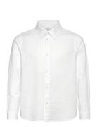 Lindex Shirt Linen Blend Vit