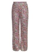 YAS Yaskaia Sequin Hw Pants - Show Rosa