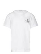 Calvin Klein Chest Monogram T-Shirt Vit