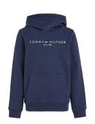 Tommy Hilfiger Essential Hoodie Marinblå