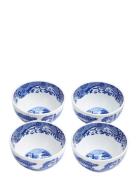 Spode Blue Italian Dip Bowls - Set Of 4 Blå