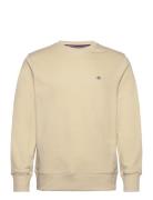 GANT Reg Shield C-Neck Sweat Beige