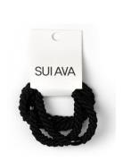 SUI AVA 4-Pack Basic Essentials Elastics Svart