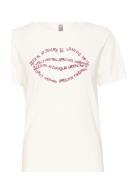 Culture Cugith Lips T-Shirt Vit