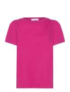 Coster Copenhagen T-Shirt With Pleats Rosa