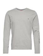 Tommy Hilfiger Tommy Logo Long Sleeve Tee Grå