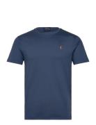 Polo Ralph Lauren Custom Slim Fit Soft Cotton T-Shirt Blå