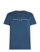 Tommy Hilfiger Tommy Logo Tee Blå