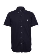 Polo Ralph Lauren Featherweight Mesh-Ssl-Knt Marinblå