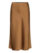 YAS Yaspastella Hw Midi Skirt - Noos Brun