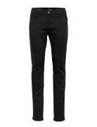 Replay Anbass Trousers Slim Hyperflex Colour Xlite Svart