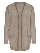 ONLY Onllesly L/S Open Cardigan Knt Brun