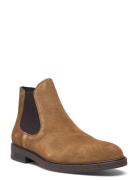 Selected Homme Slhblake Suede Chelsea Boot Noos Brun