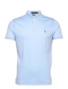 Polo Ralph Lauren Custom Slim Fit Soft Cotton Polo Shirt Blå