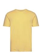 Lindbergh Mens Stretch Crew Neck Tee S/S Gul