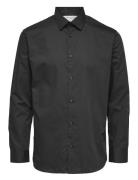 Selected Homme Slhregethan Shirt Ls Classic Noos Svart