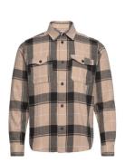 Les Deux Lennon Check Shirt Beige