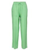 Selected Femme Slfviva-Gulia Hw Long Linen Pant Noos Grön