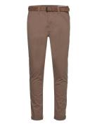 Tom Tailor Slim Chino With Belt Brun