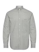 GANT Reg Classic Poplin Gingham Shirt Grön