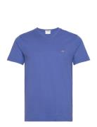 GANT Slim Shield V-Neck T-Shirt Blå