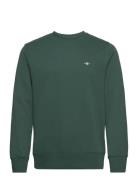 GANT Reg Shield C-Neck Sweat Grön